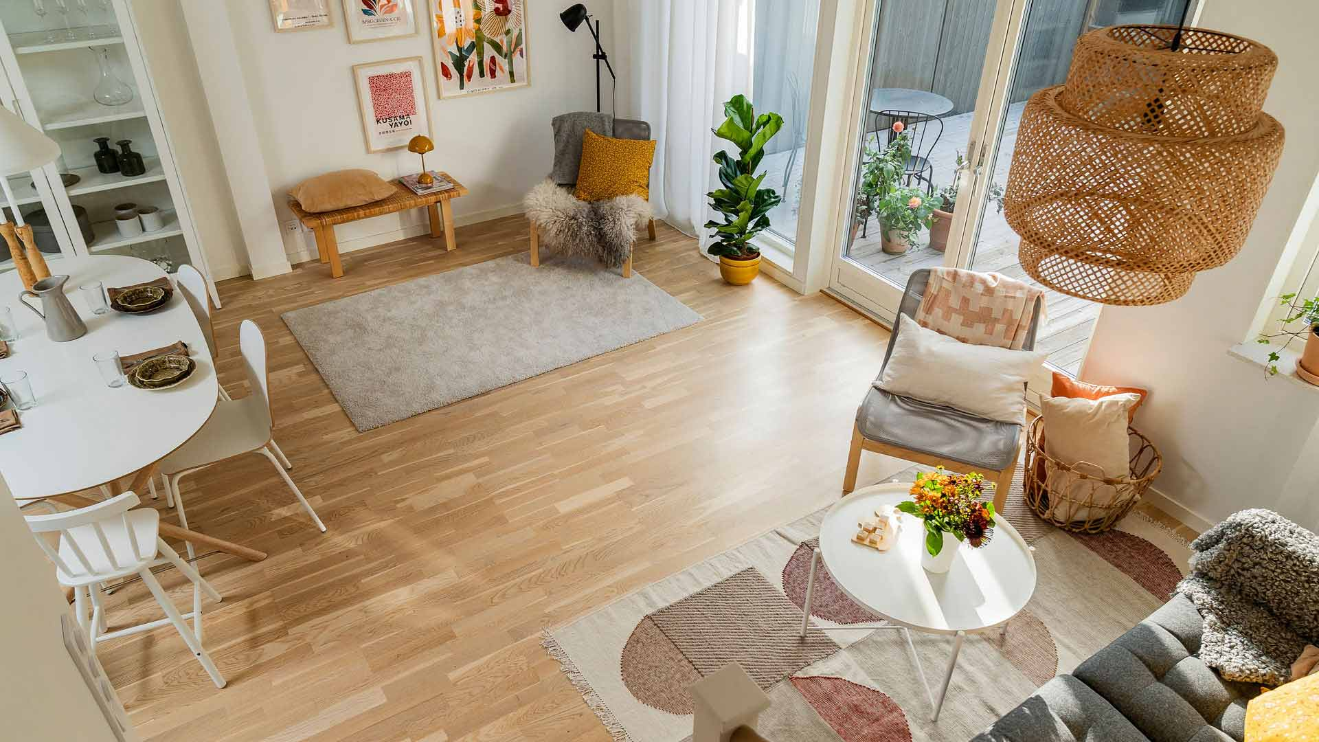 Luftigt vardagsrum