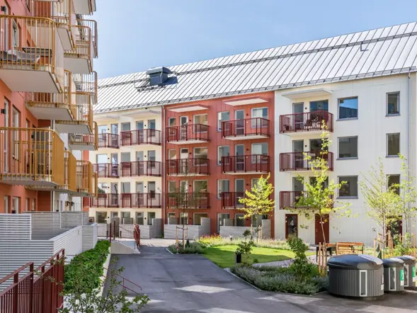 Hyresfastighet backby Västerås gardsmiljo.